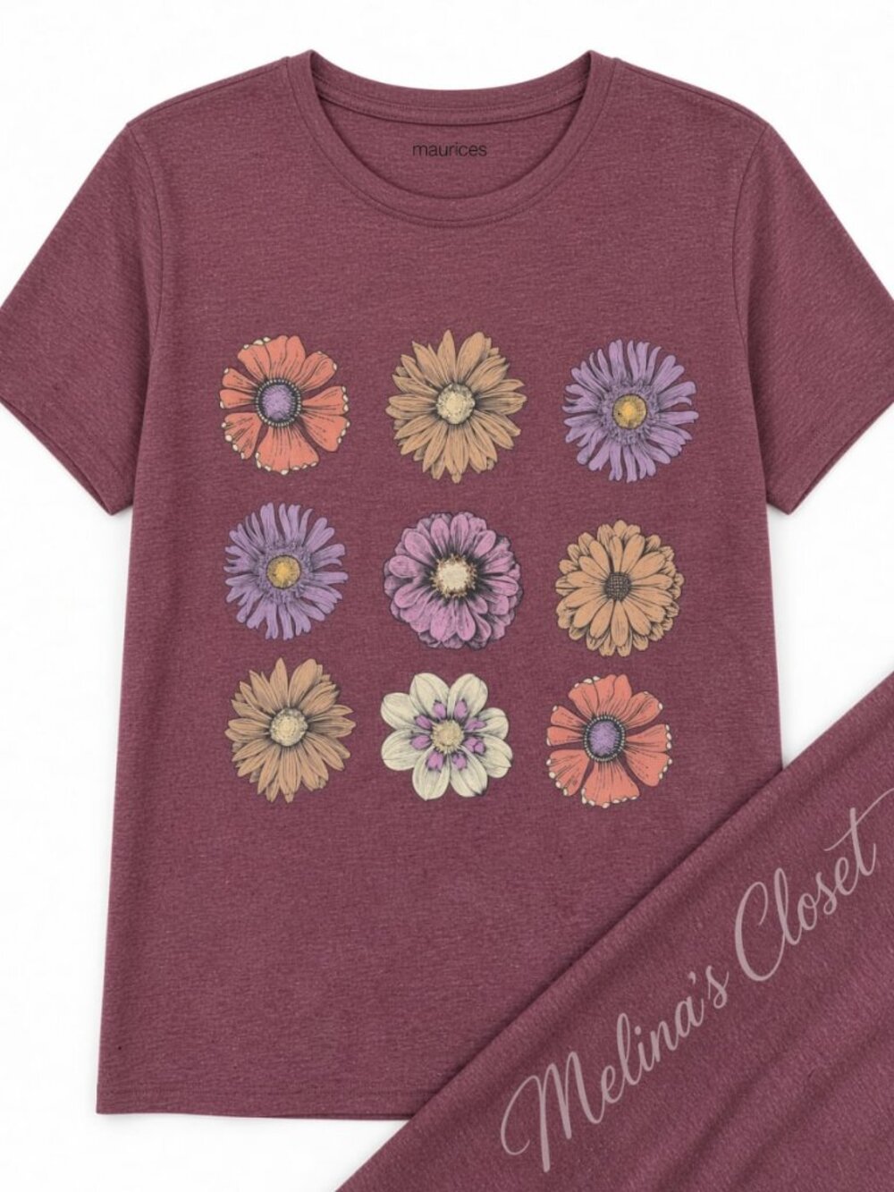 Maurices Floral Graphic Tee – 2X – NWOT